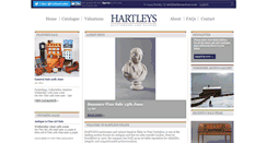 Desktop Screenshot of hartleysauctions.co.uk