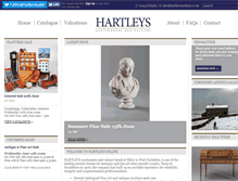 Tablet Screenshot of hartleysauctions.co.uk